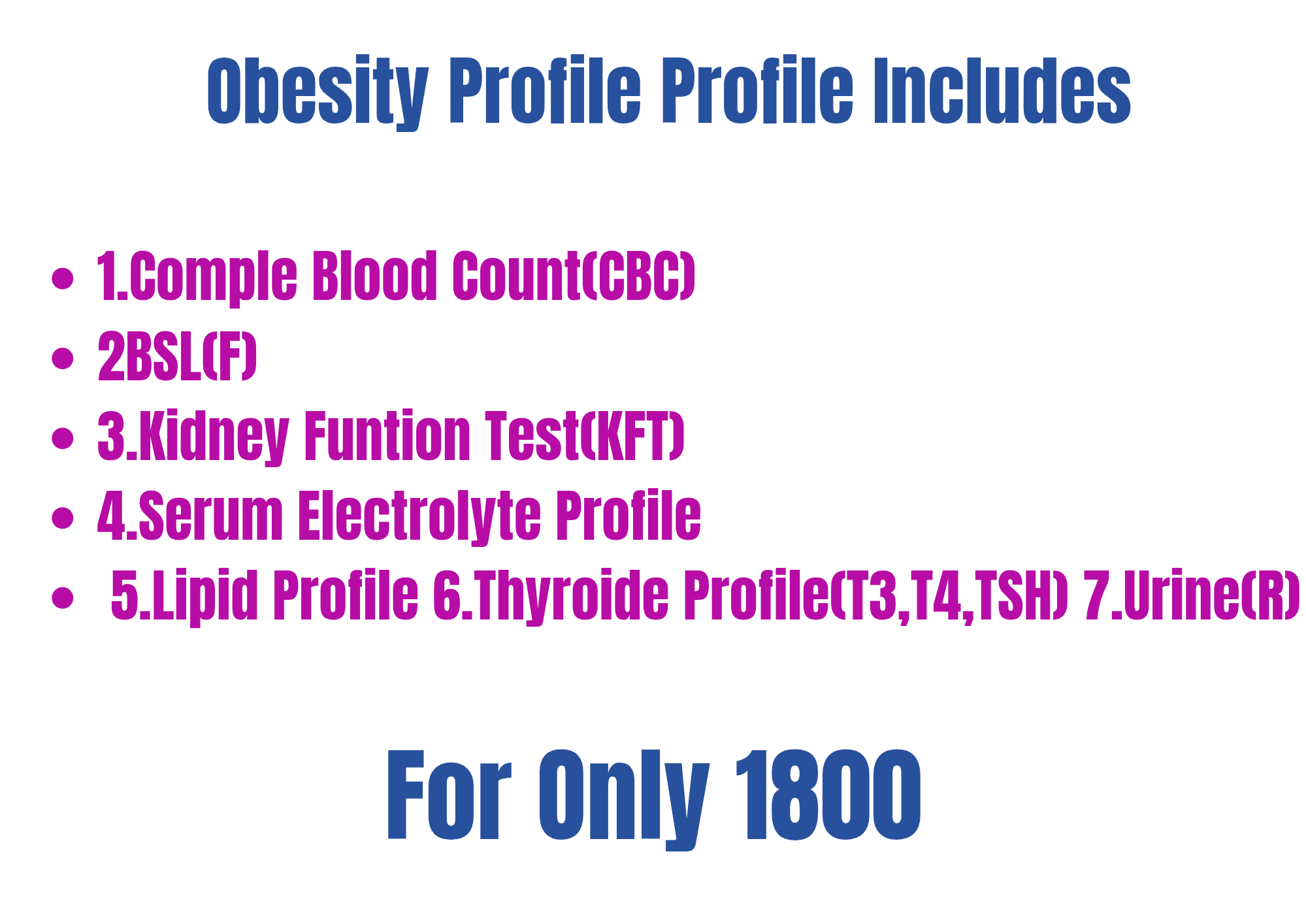 Obesity Profile Profile