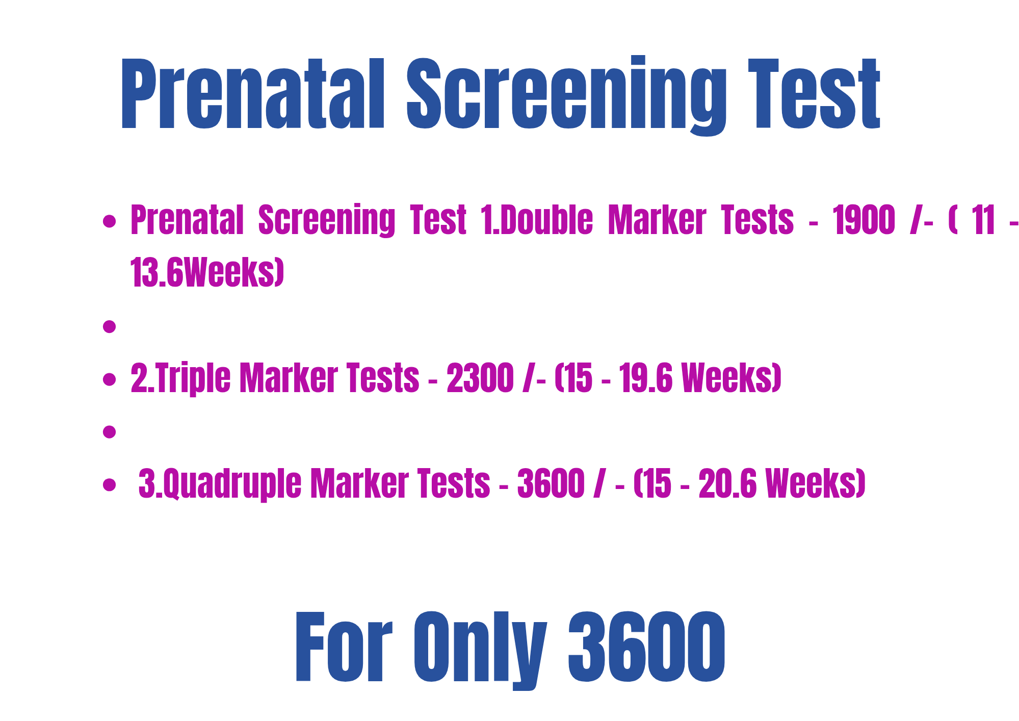 Prenatal Screening Test